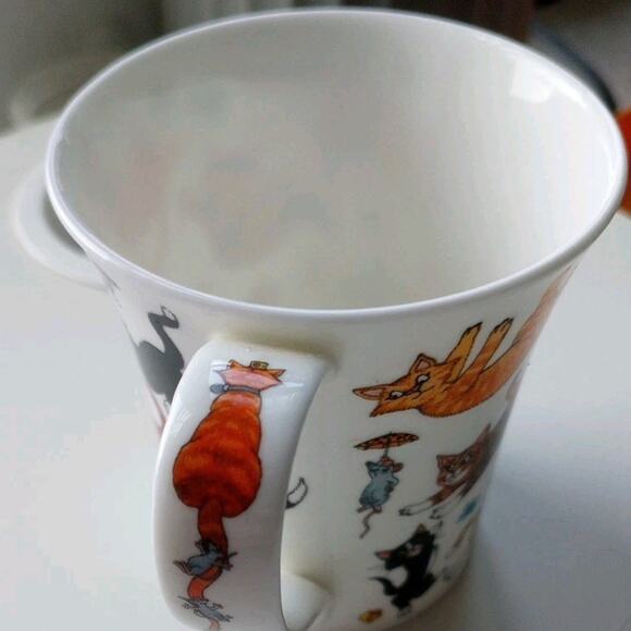 Dunoon Catastrophe Cats Galore Cherry Denman British Kitty Mug Made In England - Picture 8 of 14
